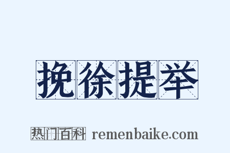 挽徐提举是什么意思的图片